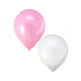 GLOBO #9 BLANCO Y ROSADO